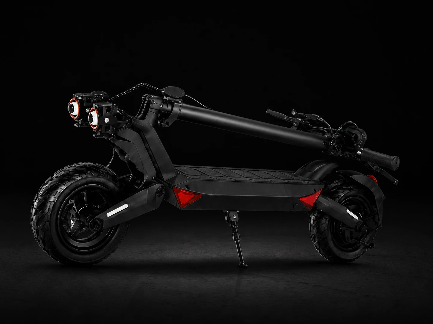 VOLTRAK Cross Pro dobrado para transporte e armazenamento